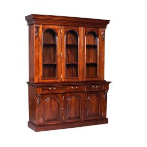 Victorian 3 Door Bookcase