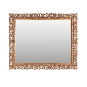 Leaf Mirror Fully Gilded
