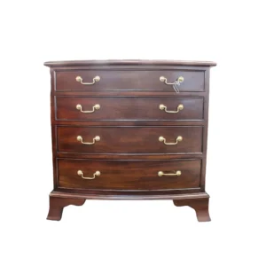 BOWFRONTED 4 DRAWER CHEST OF DRAWERS