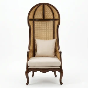 The Porter's Chair (Rattan & Fabric)